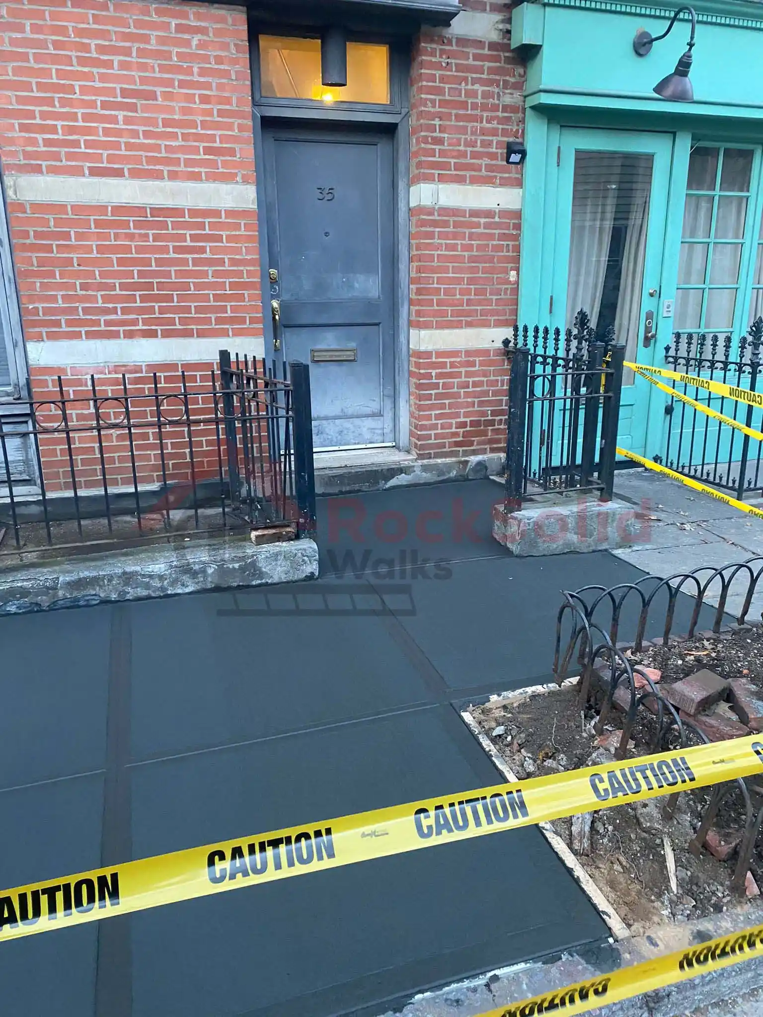 Salt Damage SIdewalk Image